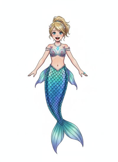 Ashley's Ocean Magic 🌊 - Webtoon Anime