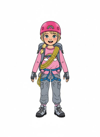 Ashley's Alpine Adventures 🎒 - Classic Coloring Book