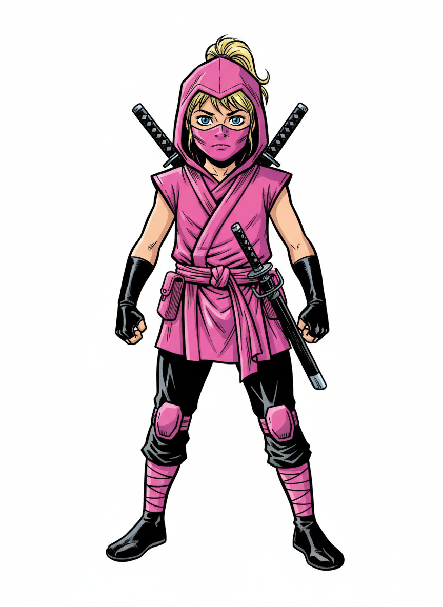 Ninja Ashley - Comic Book