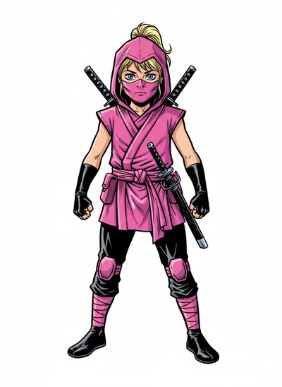 Ashley's Ninja Adventures 🥷 - Comic Book