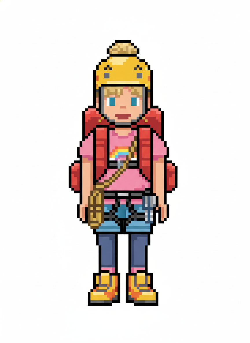 Ashley the Ascender - Pixel Art