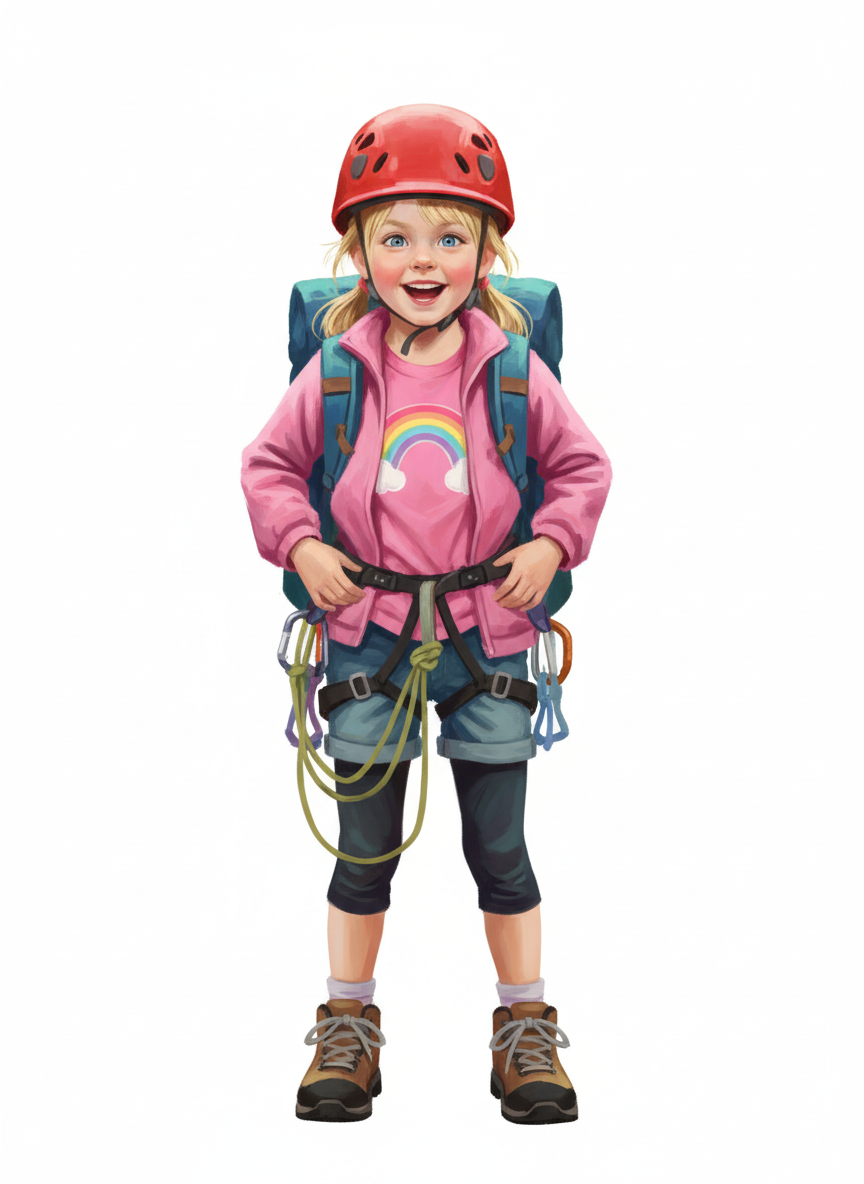 Ashley the Ascender - Impressionist Painting