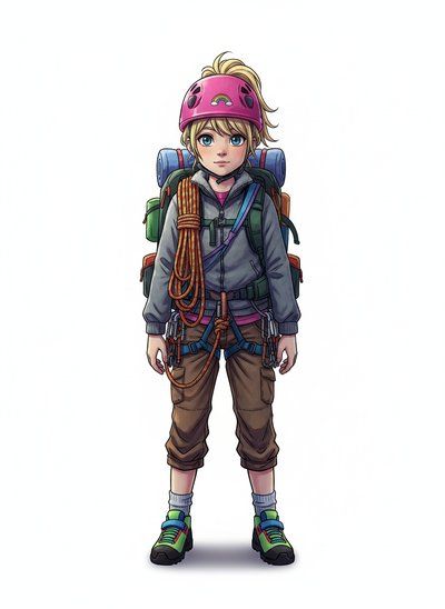 Ashley's Alpine Adventures 🎒 - Webtoon Anime