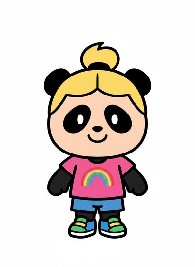 Ashley the Panda Princess 🐼 - Preschool Simple