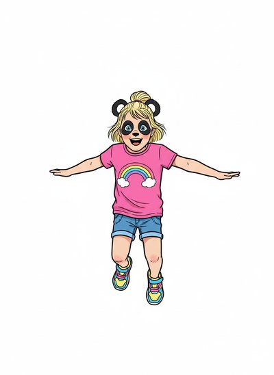 Ashley the Panda Princess 🐼 - Classic Coloring Book