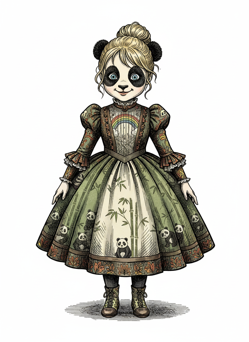 Pandashley - Victorian Illustration