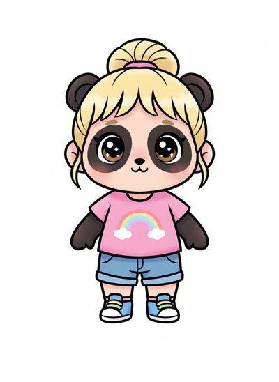 Ashley the Panda Princess 🐼 - Kawaii Cute