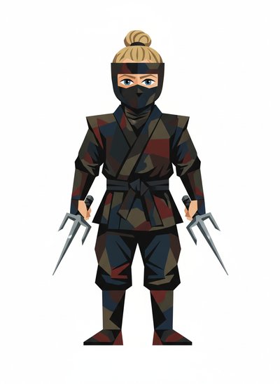 Ashley's Ninja Adventures 🥷 - Cubist Painting