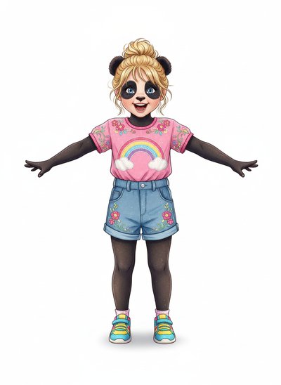 Ashley the Panda Princess 🐼 - Fairy Tale Classic