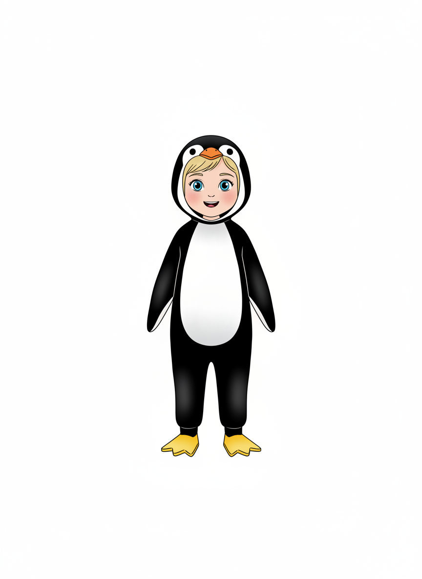 Ashley the Penguin Princess - Minimalist