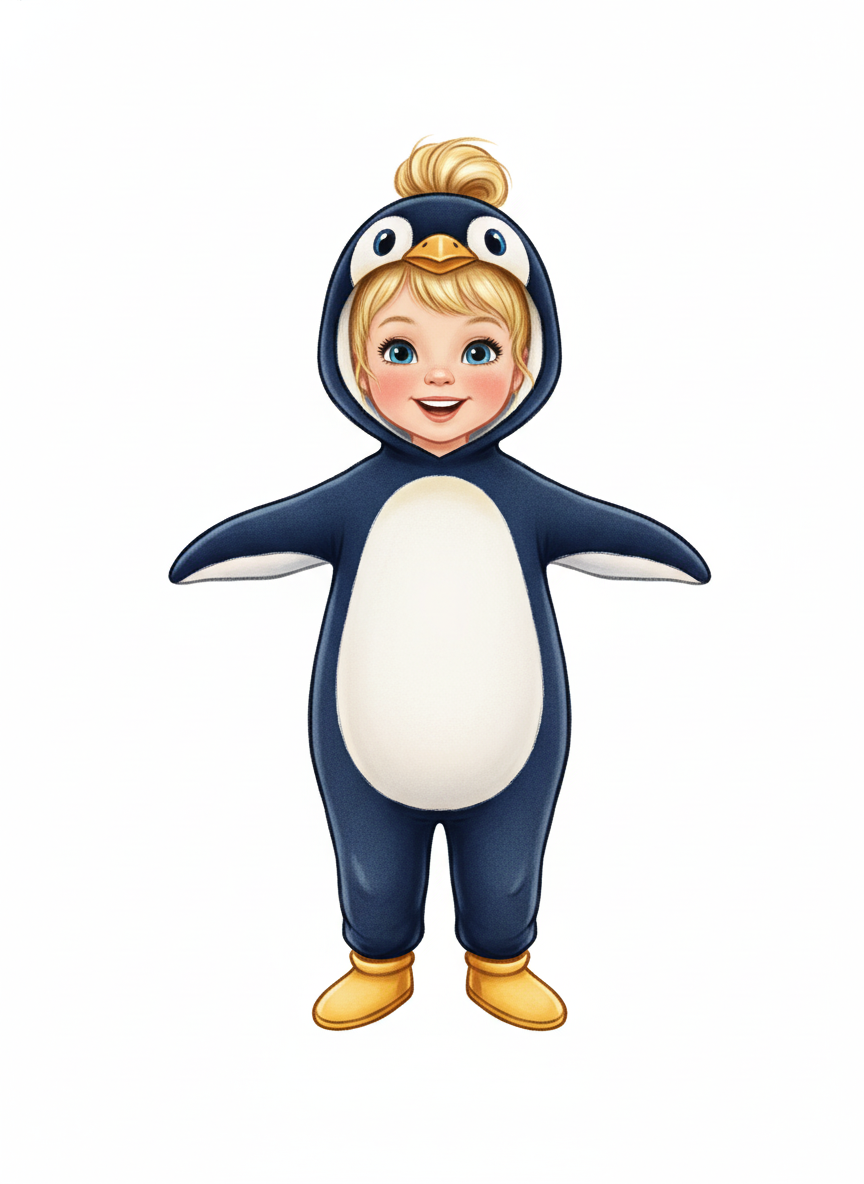 Ashley the Penguin Princess - Vintage Storybook