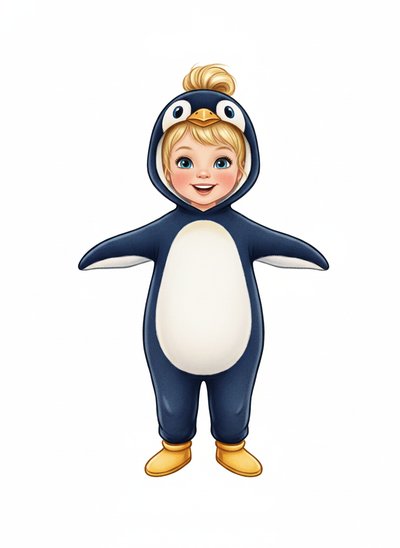 Ashley's Penguin Parade 🐧 - Vintage Storybook