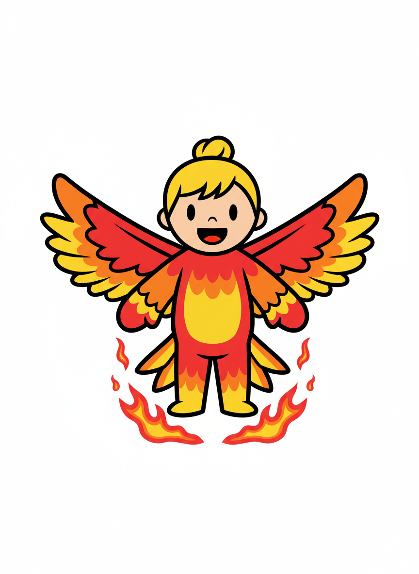Ash the Firebird - Preschool Simple