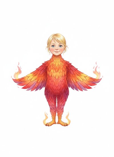 My Girl the Phoenix 🌟 - Gentle Pencil