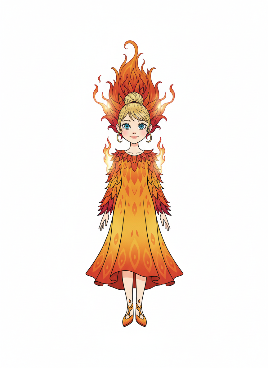 Ash the Firebird - Minimalist