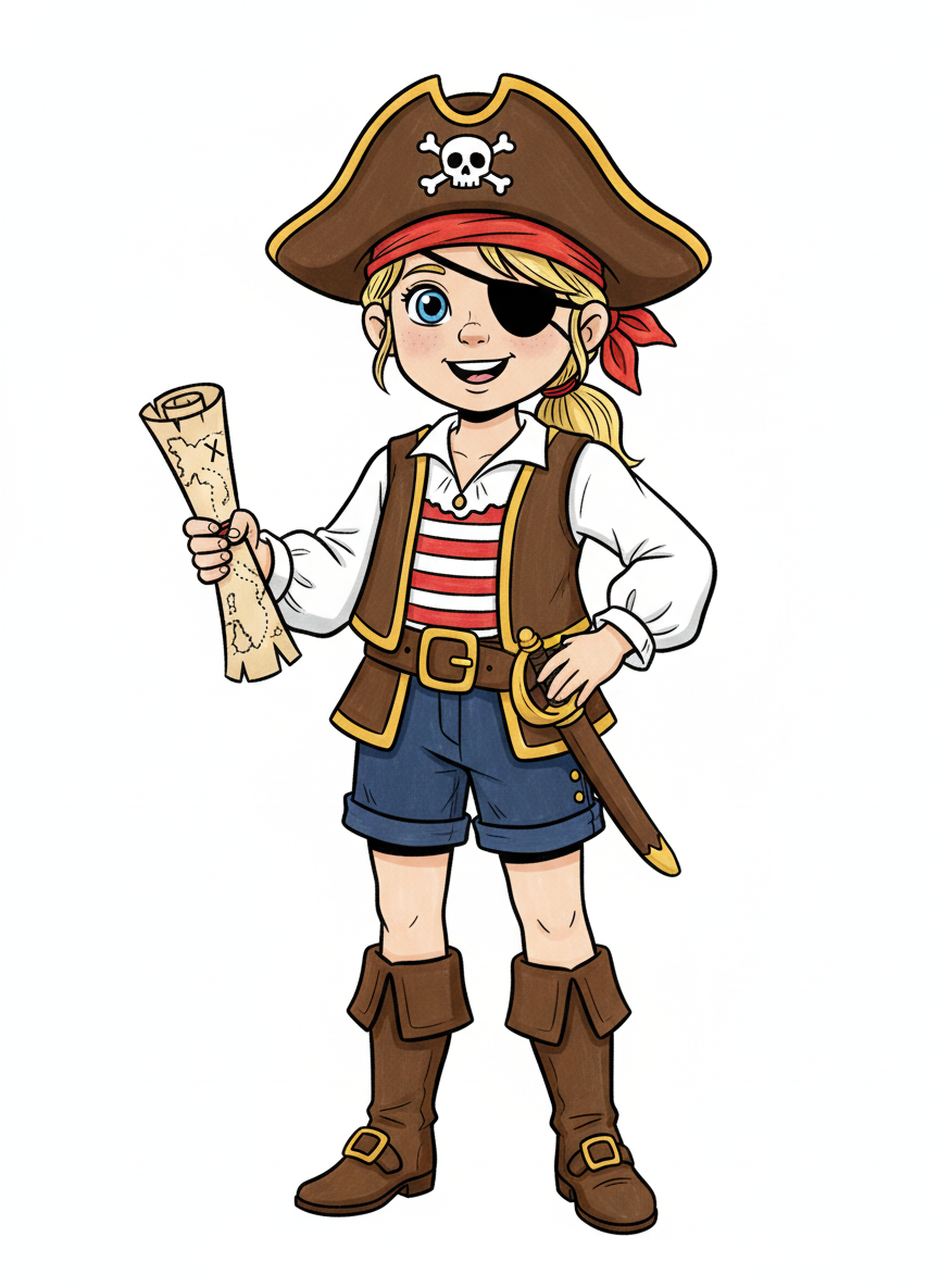 Captain Ashley - Classic Coloring Book