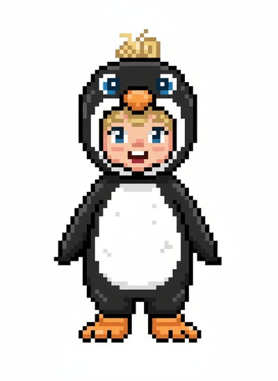 Ashley's Penguin Parade 🐧 - Pixel Art