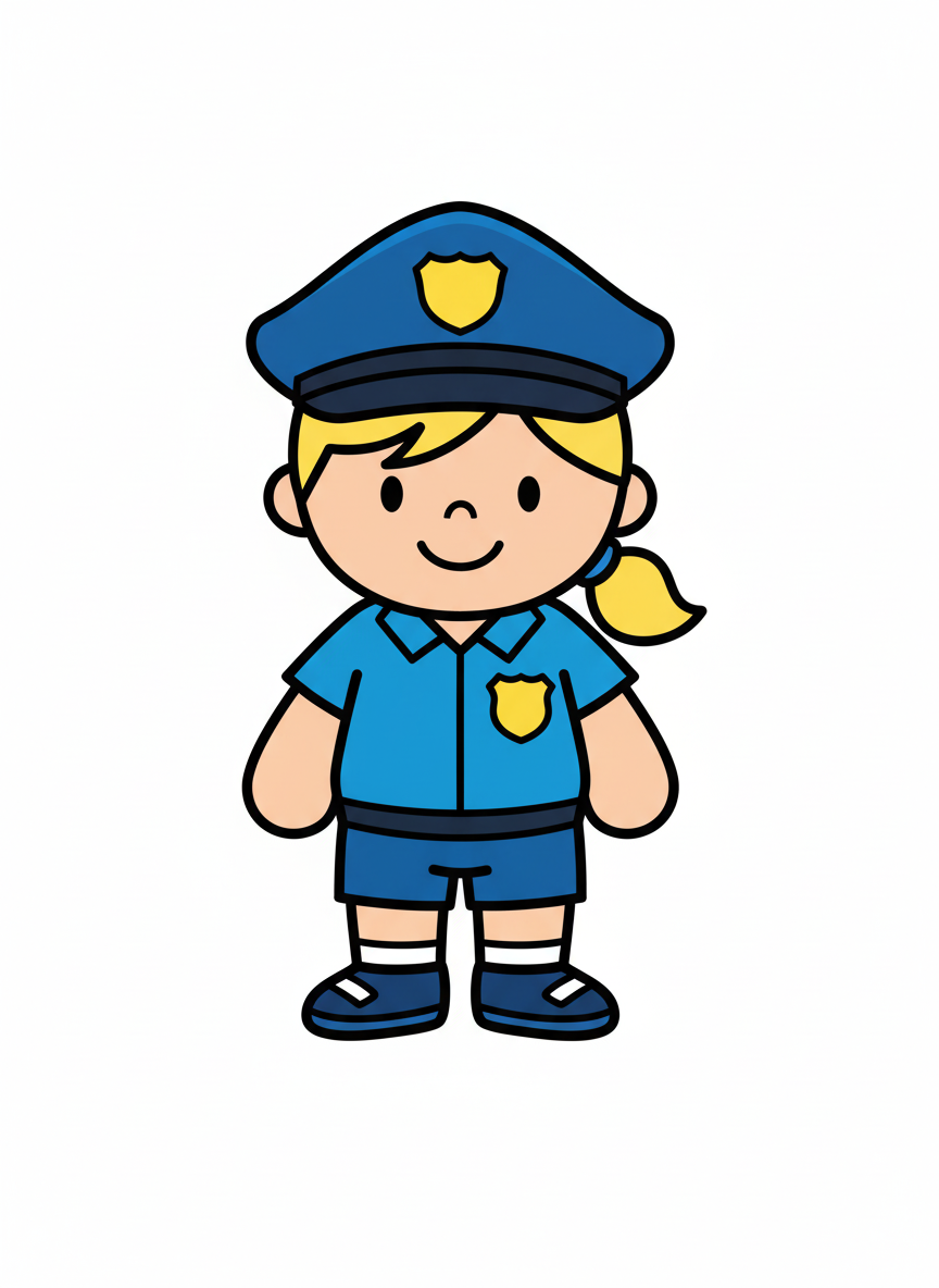 Officer Ashley - Preschool Simple