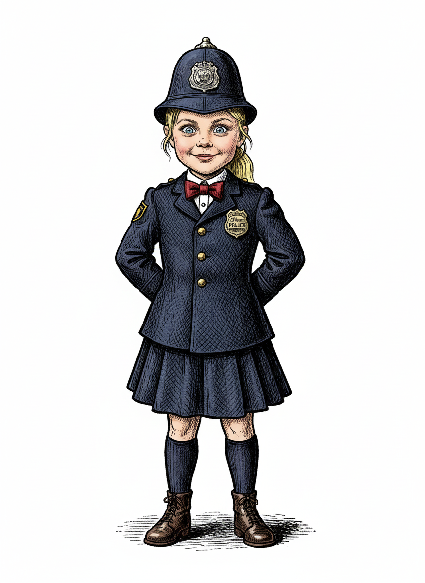 Officer Ashley - Victorian Illustration