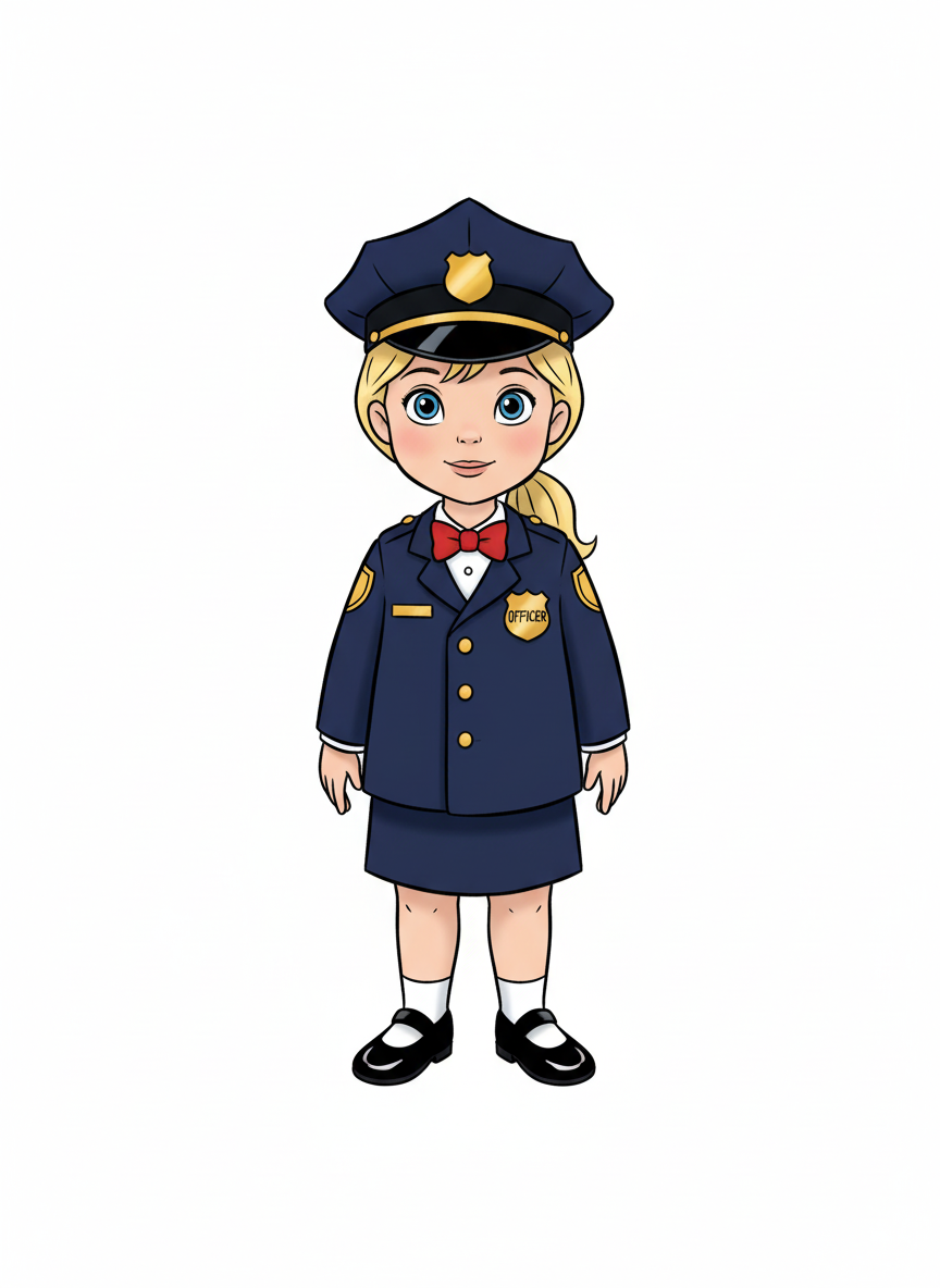 Officer Ashley - Golden Age Animation