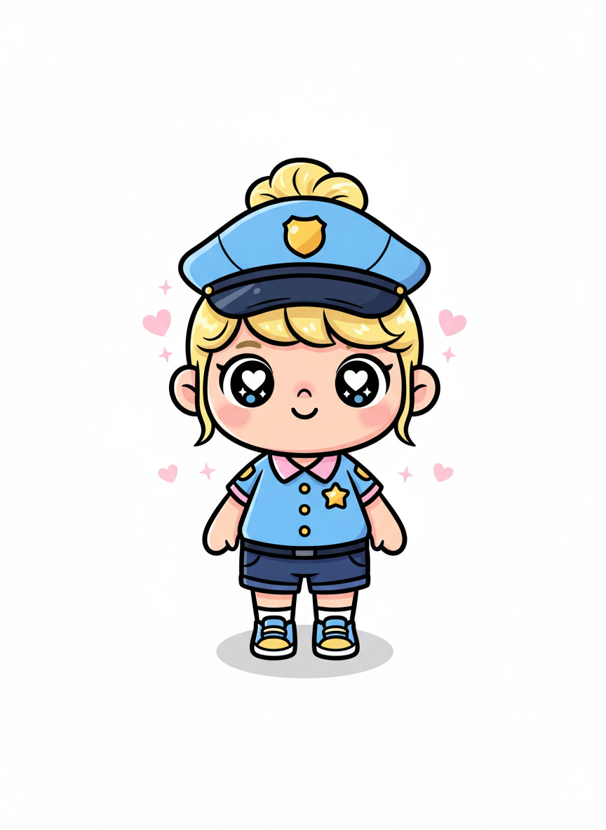 Officer Ashley - Kawaii Cute