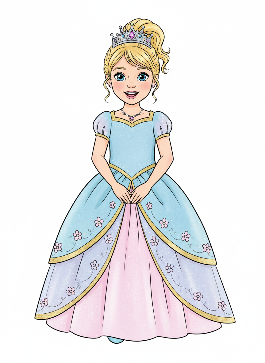 Princess Ashlynn - Classic Coloring Book