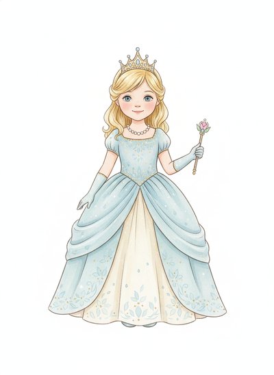 Ashley the Princess 👑 - Gentle Pencil