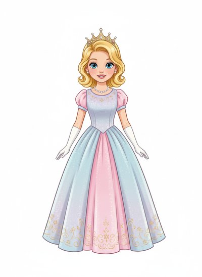 Ashley the Princess 👑 - Vintage Storybook