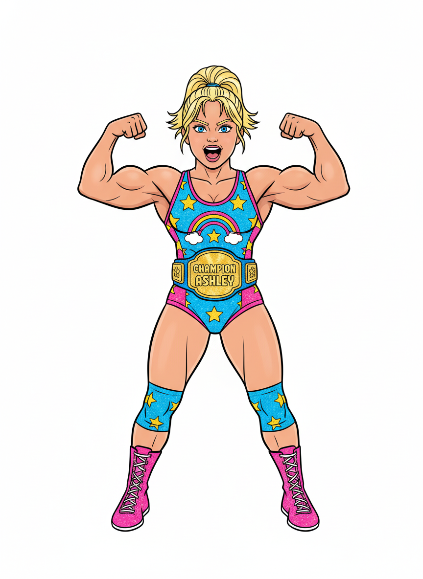 Champion Ashley - Classic Coloring Book