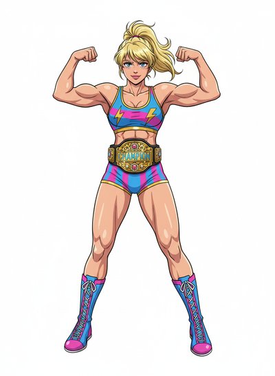 Ashley the Little Wrestler 🌟 - Classic Anime