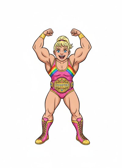 Ashley the Little Wrestler 🌟 - Golden Age Animation