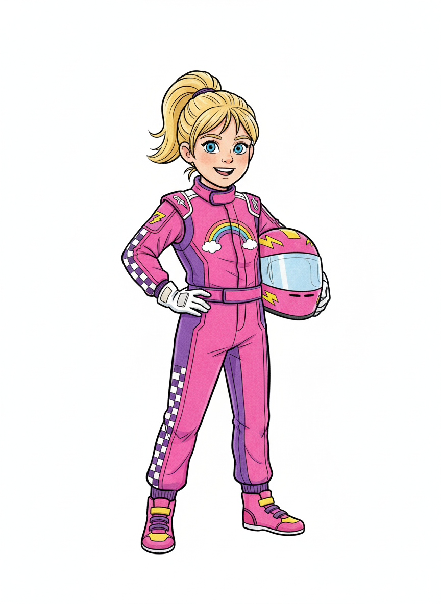 Speedy Ashley - Classic Coloring Book