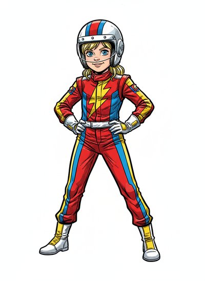 Ashley the Race Car Wonder 🚗 - Comic Book