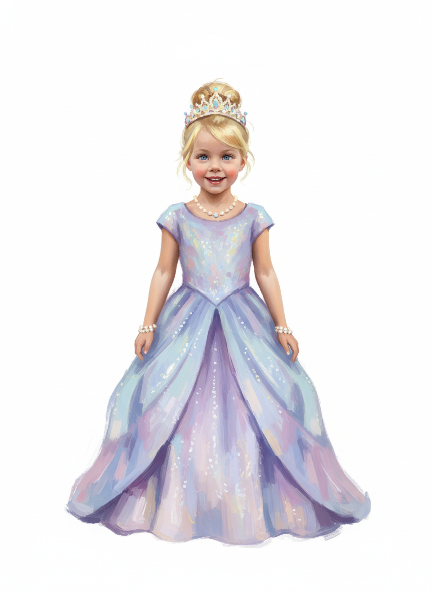 Princess Ashlynn - Impressionist Painting