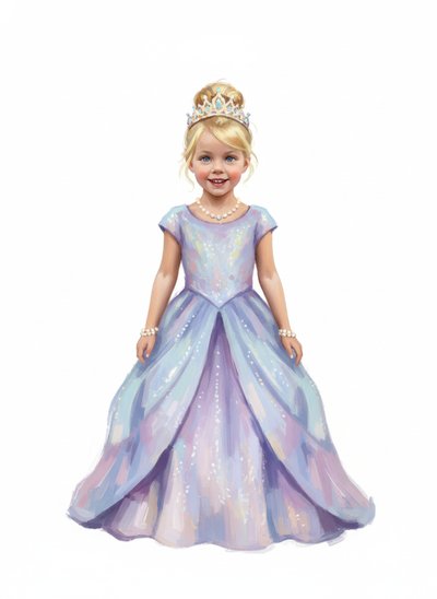 Ashley the Princess 👑 - Impressionist Painting