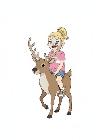 Ashley's Reindeer Adventure 🦌 - Minimalist