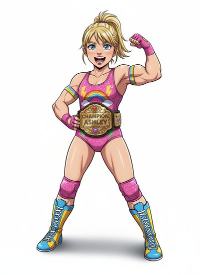 Ashley the Little Wrestler 🌟 - Webtoon Anime