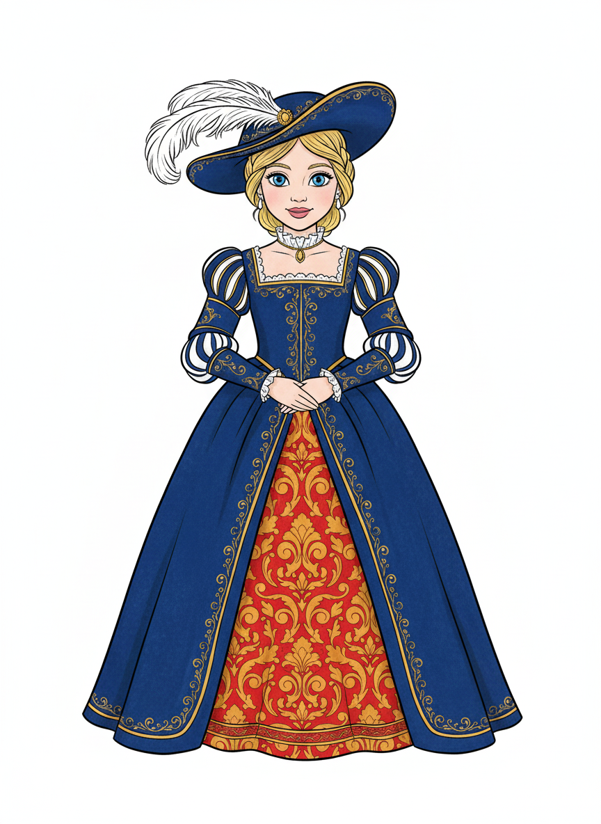 Lady Ashley of Wonder - Classic Coloring Book
