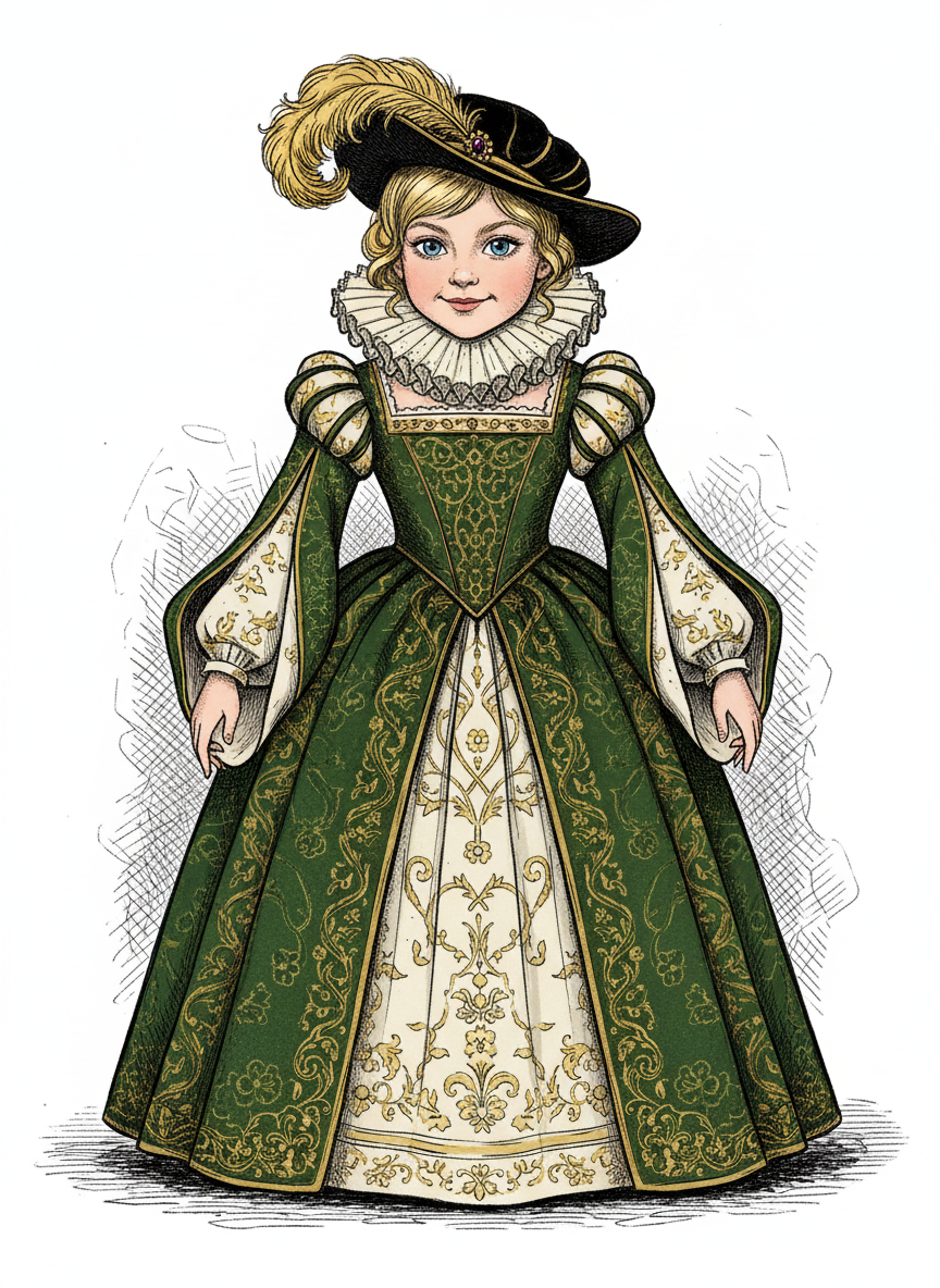 Lady Ashley of Wonder - Victorian Illustration