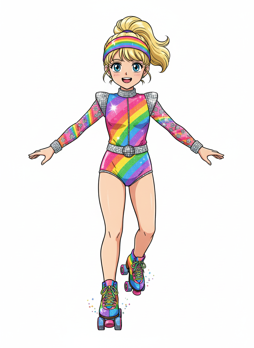 Ashley the Disco Skater - Classic Anime