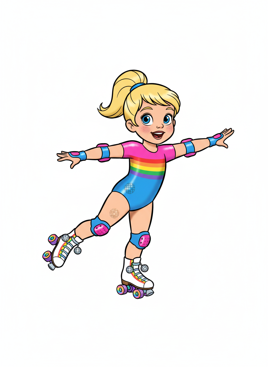 Ashley the Disco Skater - Golden Age Animation