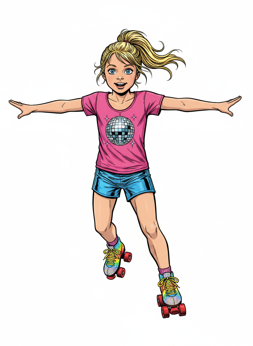 Ashley the Disco Skater - Comic Book
