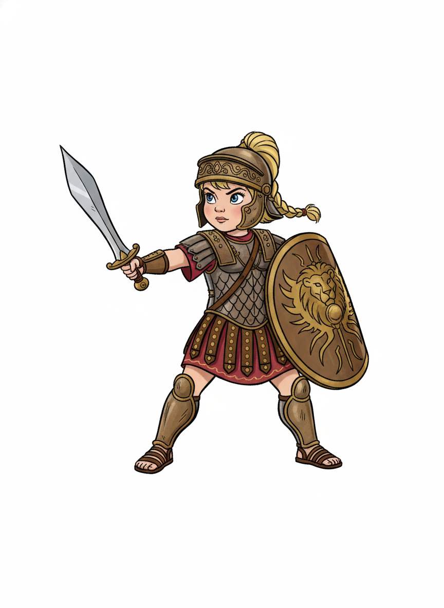 Ashley the Gladiator - Golden Age Animation