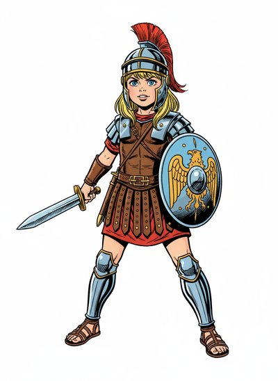 My Little Gladiator Girl 🛡️ - Comic Book
