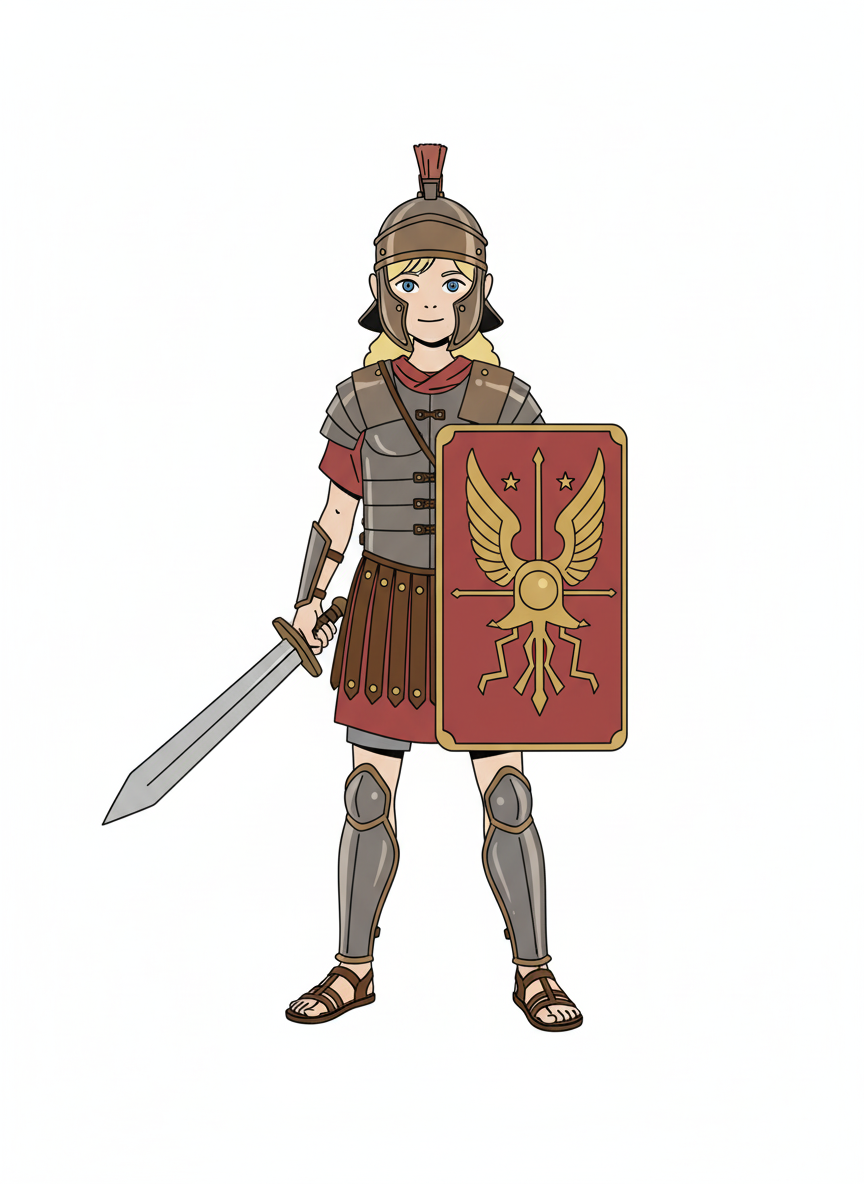 Ashley the Gladiator - Minimalist
