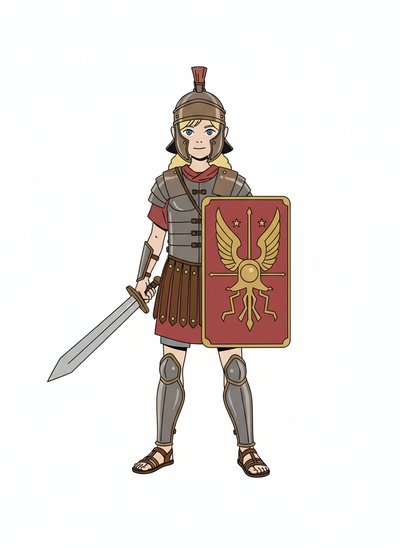 My Little Gladiator Girl 🛡️ - Minimalist