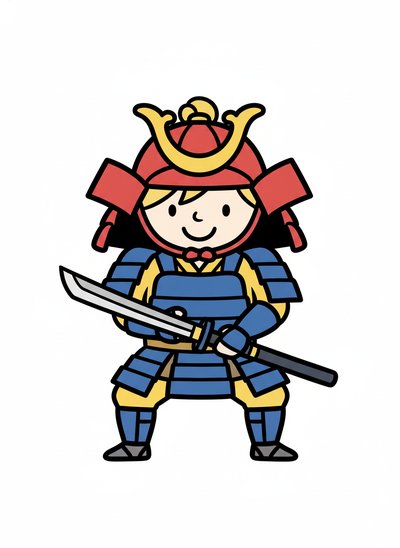 Ashley the Samurai Explorer - Preschool Simple
