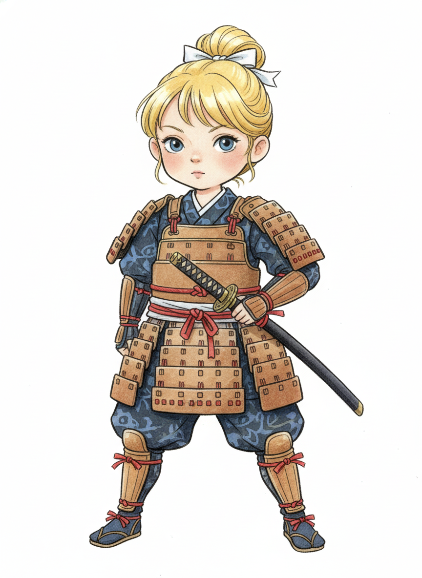 Samurai Ashley - Gentle Pencil