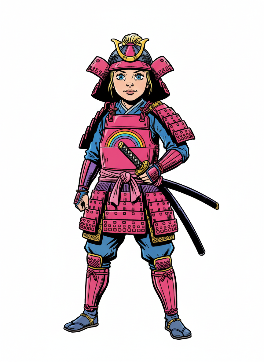 Samurai Ashley - Comic Book