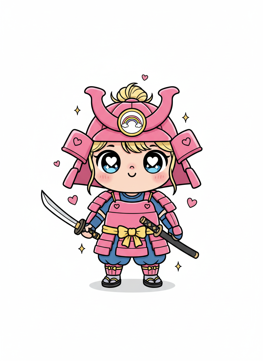 Samurai Ashley - Kawaii Cute